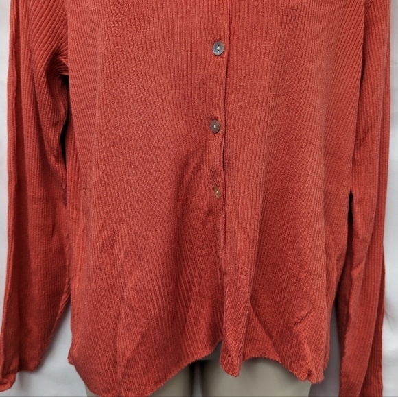 Pierre Cardin Vintage Ribbed Cardigan Sz L - Picture 4 of 12